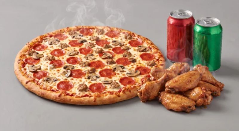 Medium Pizza & Wing Combo