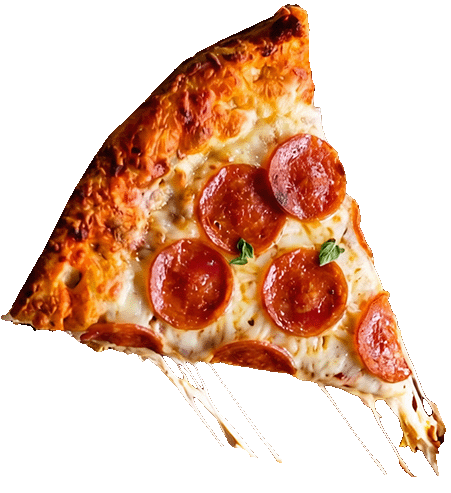 Slice of Lorenzo's pepperoni pizza